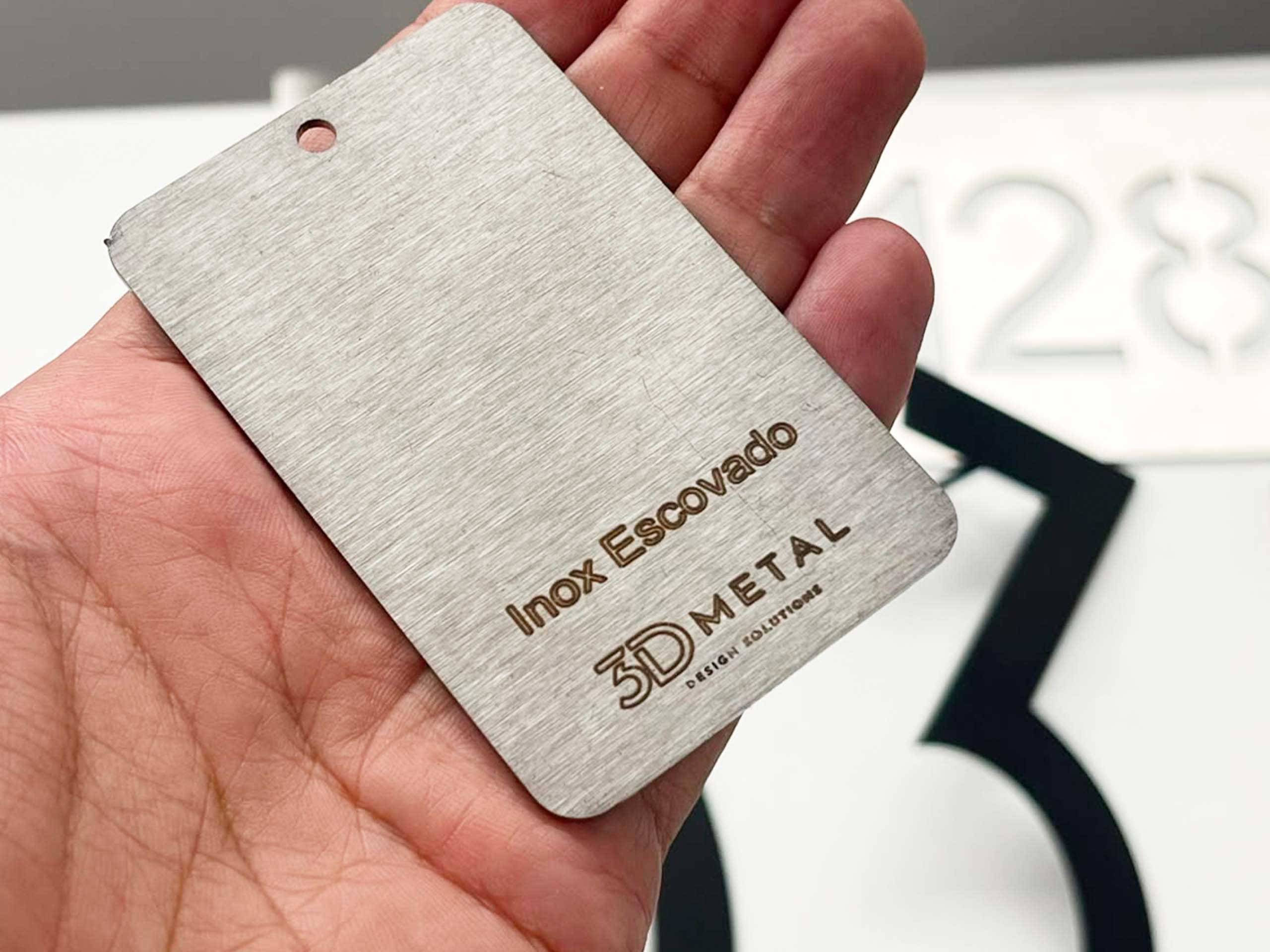 Brushed Stainless Steel Engraving — EPALFER